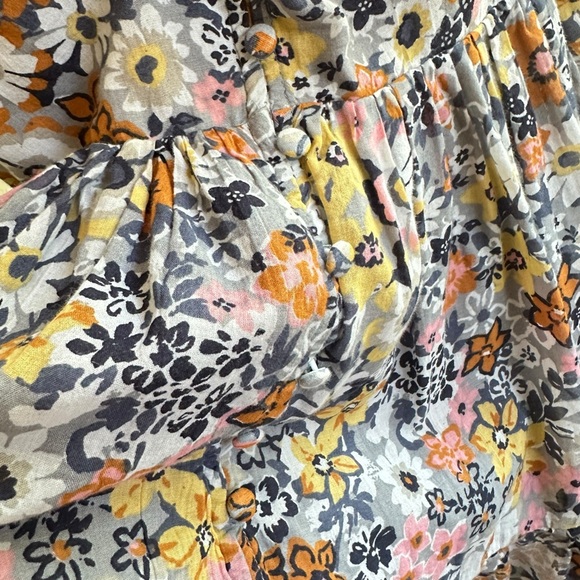 American Eagle | AE Floral Button-Front Mini Dress - Picture 13 of 16